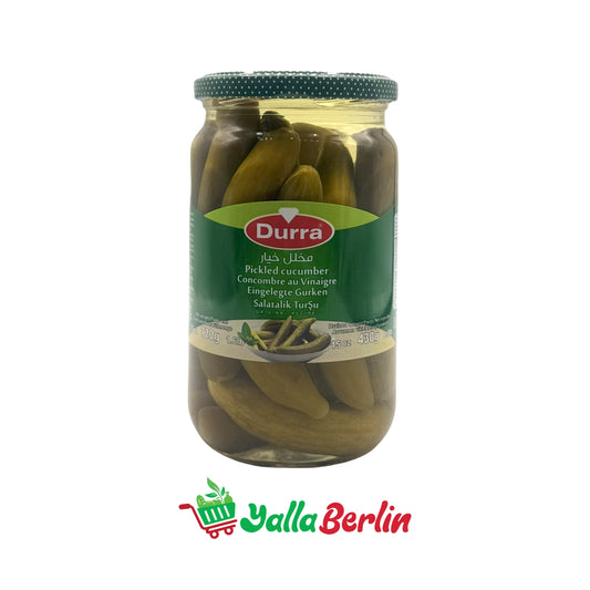 DURRA PICKLED CUCUMBERS IN BRINE (430 Gr)