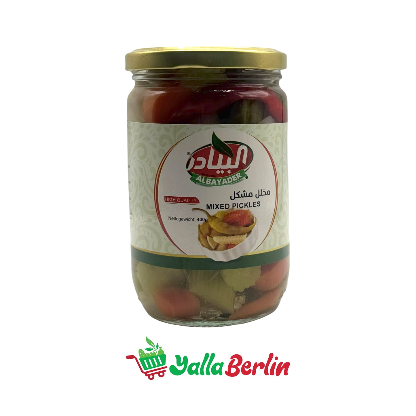 ALBAYADER MIXED PICKLED VEGETABLES (400 Gr)