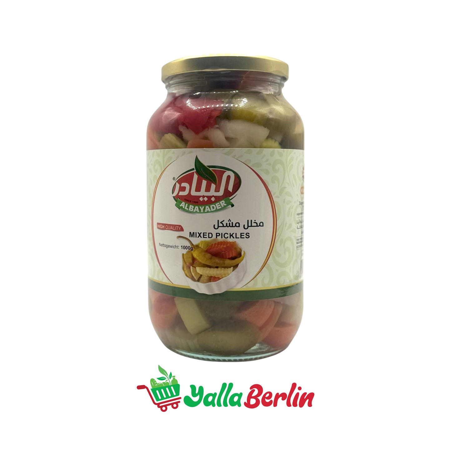 ALBAYADER MIXED PICKLED VEGETABLES (1000 Gr)