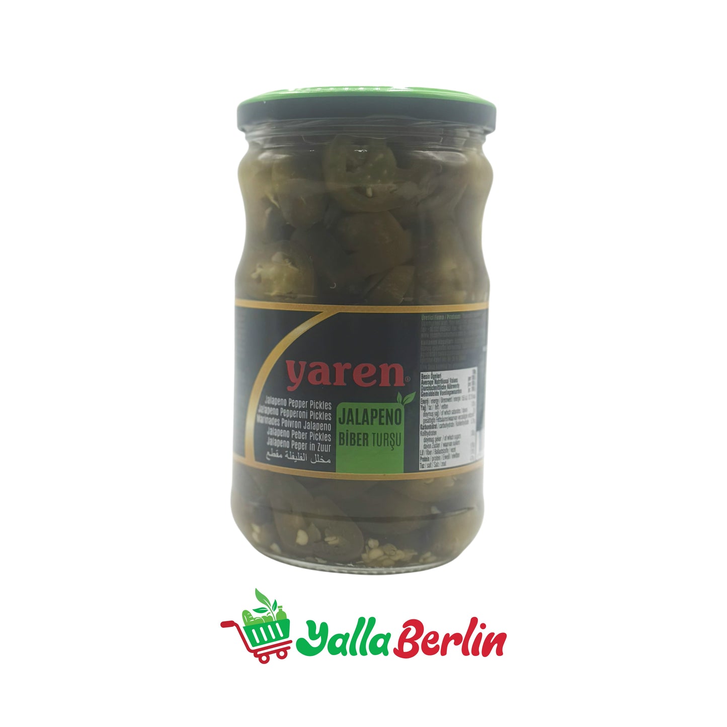 YAREN EINGELEGTE JALAPENO (175 Gr)