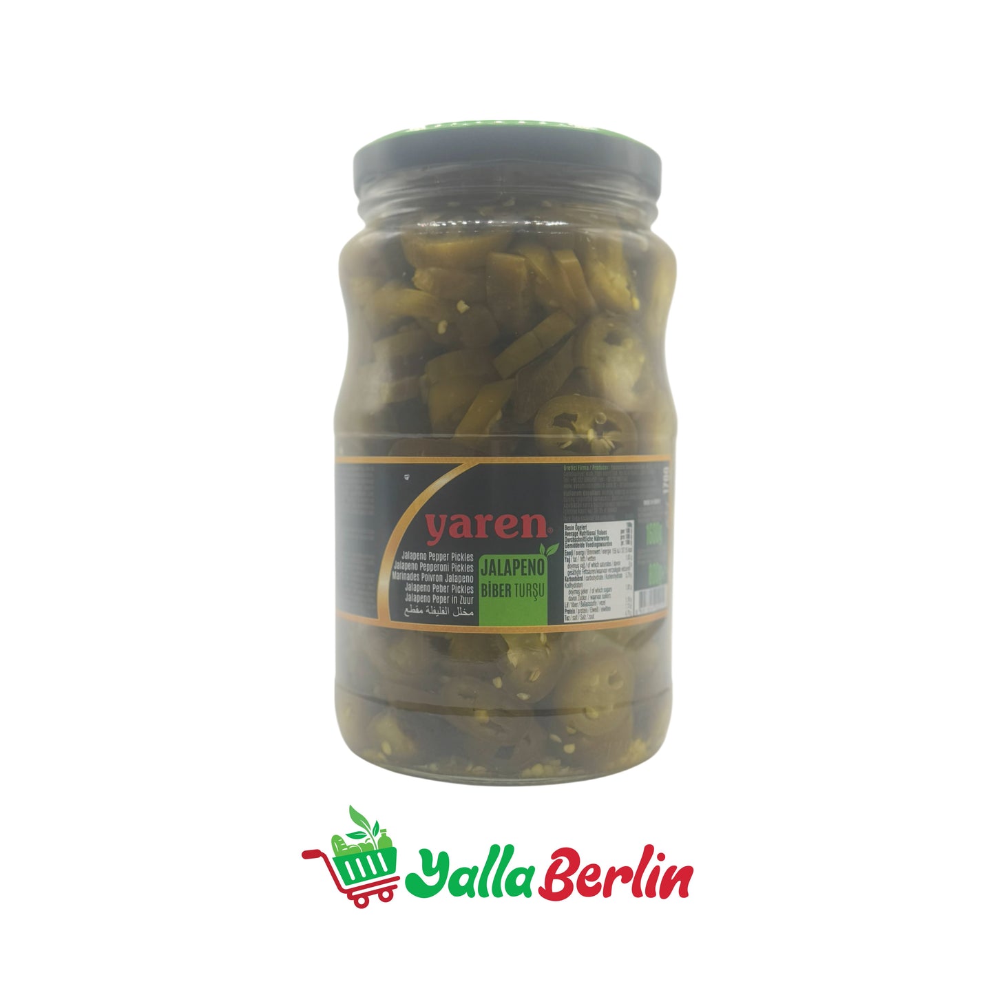 YAREN EINGELEGTE JALAPENO (800 Gr)