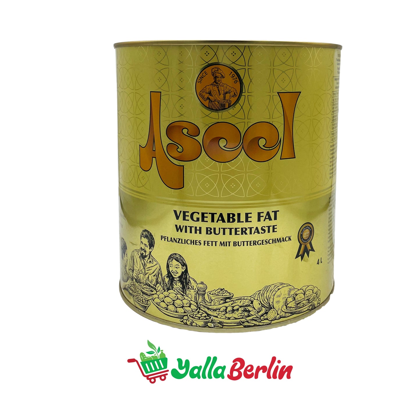 ASEEL vegetable fat (4000 ml)