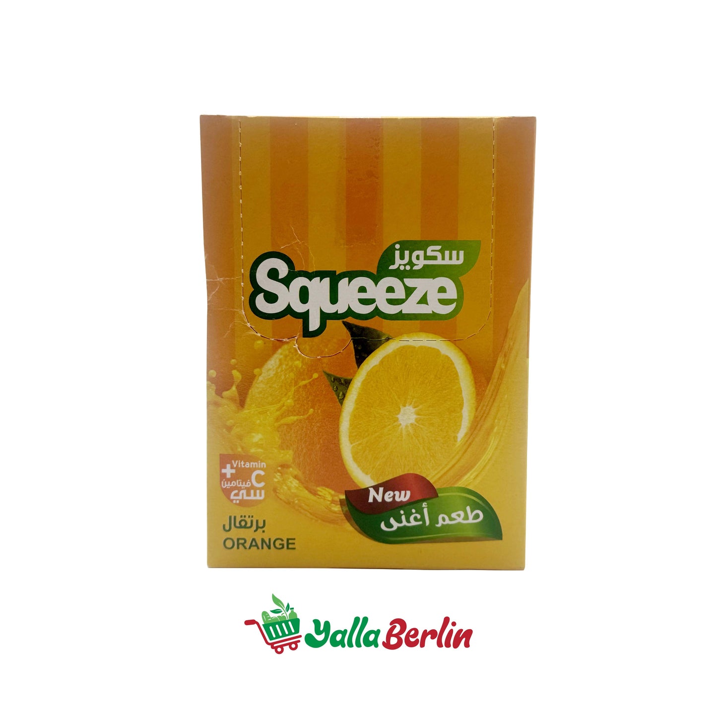 SQUEEZE ORANGEN PUDERSAFT