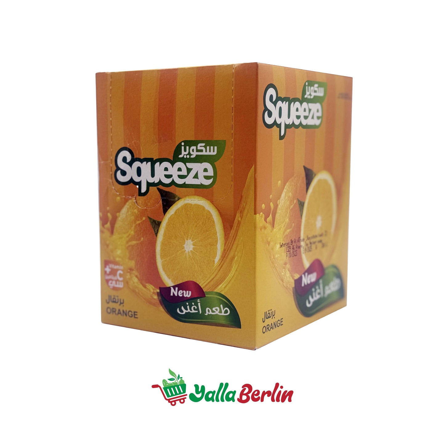 SQUEEZE ORANGEN PUDERSAFT