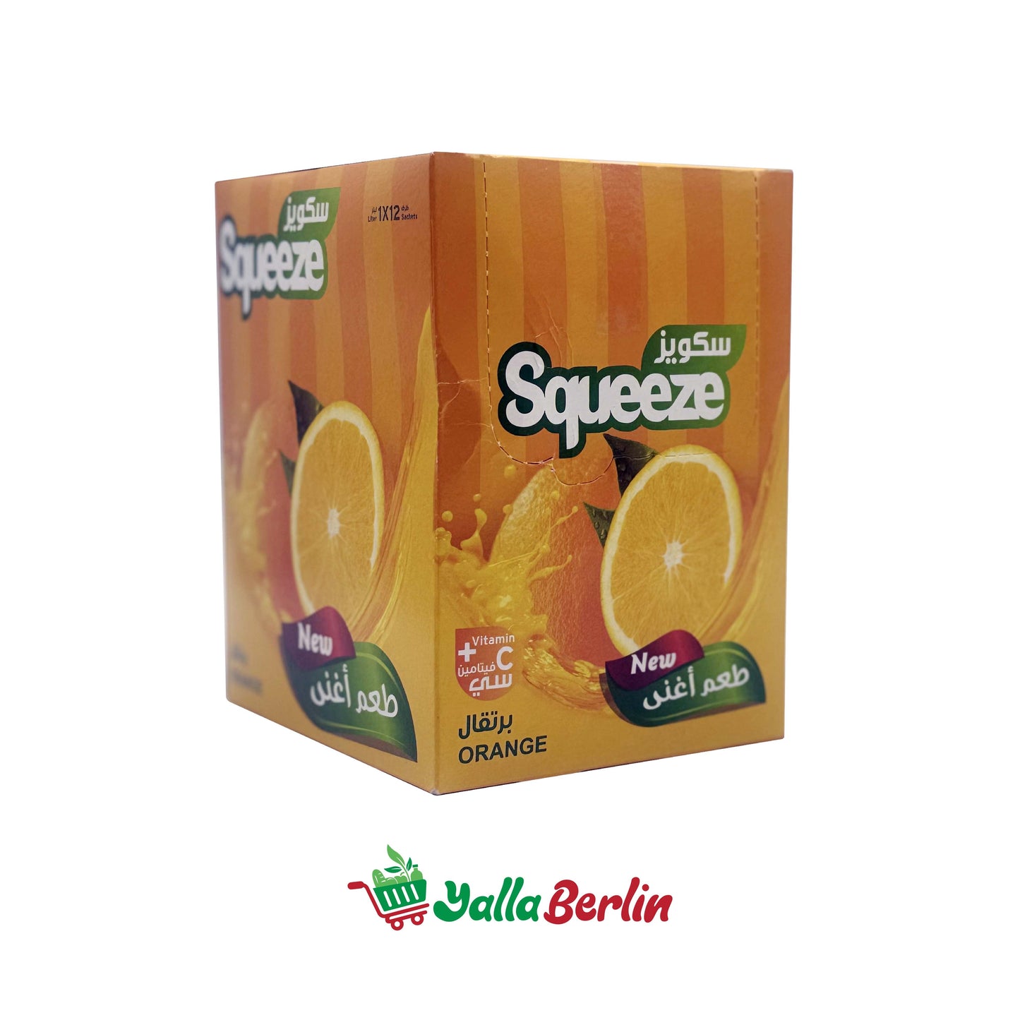 SQUEEZE ORANGEN PUDERSAFT