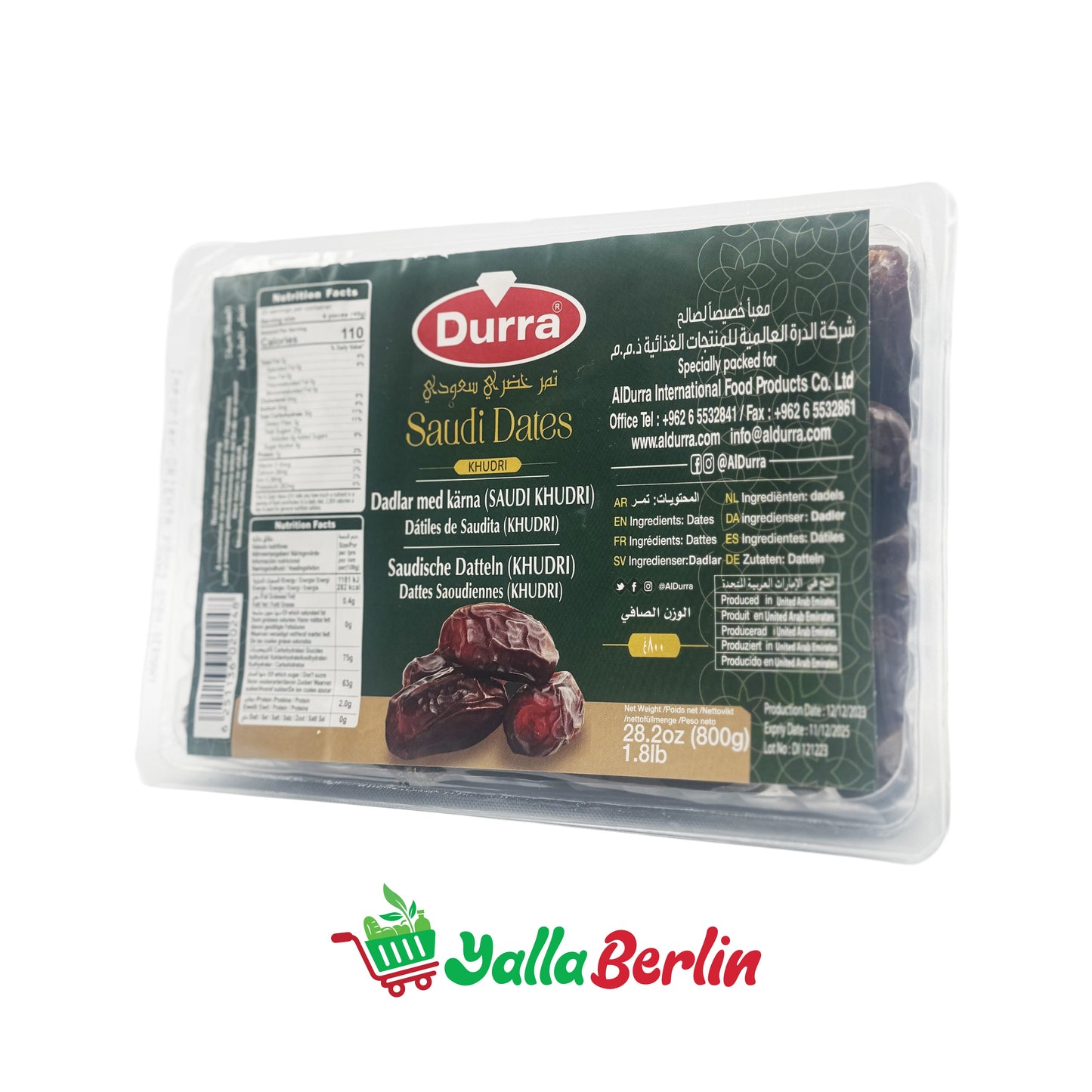 DURRA SAUDISCHE DATTELN (KHUDRI) (800 Gr)