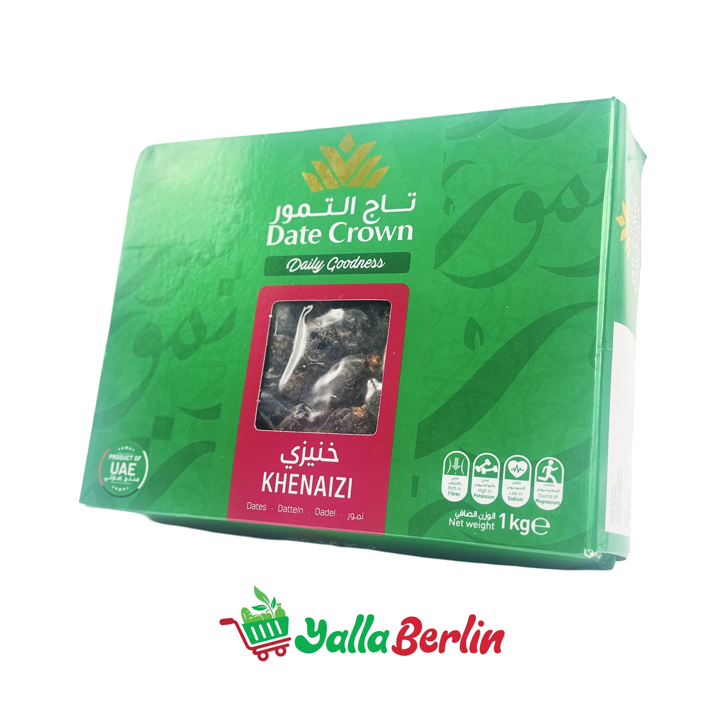 DATE CROWN KHENAIZI DATTELN (1000 Gr)