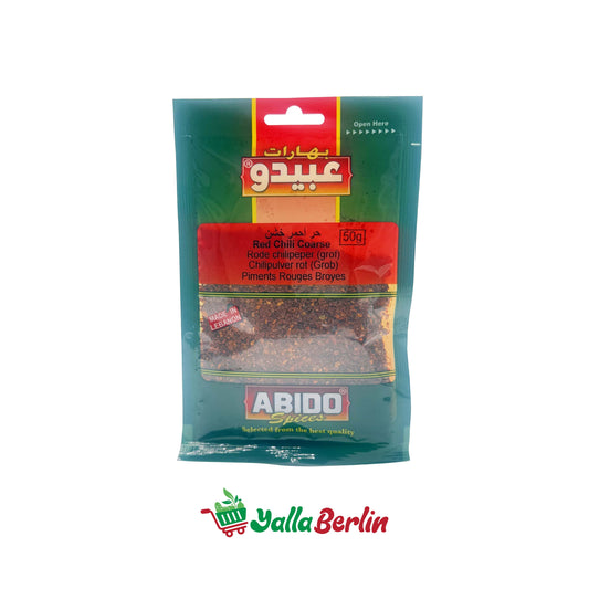 ABIDO CHILIPULVER ROT (GROB) 50 gramm