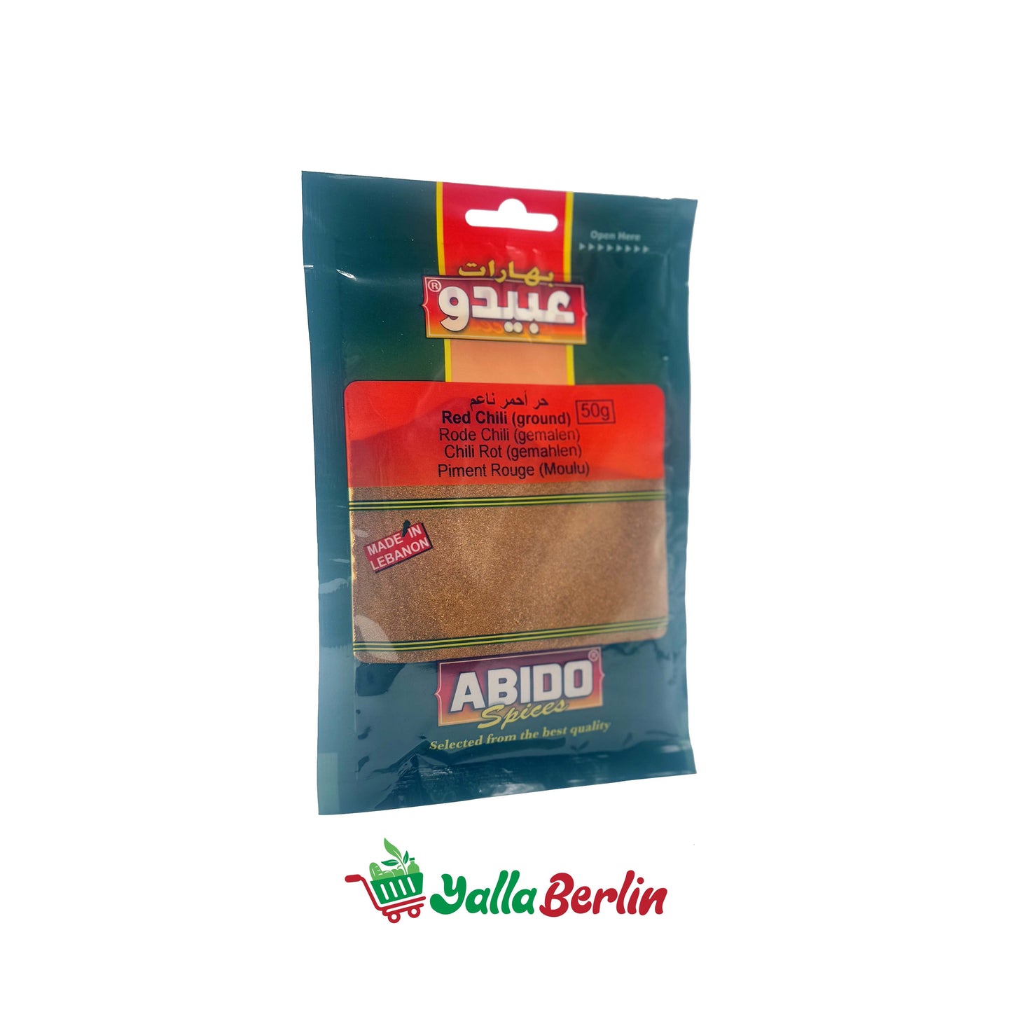 ABIDO CHILI ROT (GEMAHLEN) 50 gramm