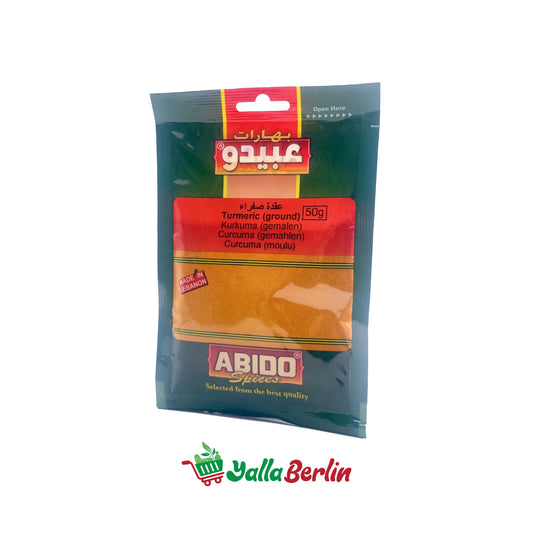 ABIDO CURCUMA (GEMAHLEN) 50 gramm