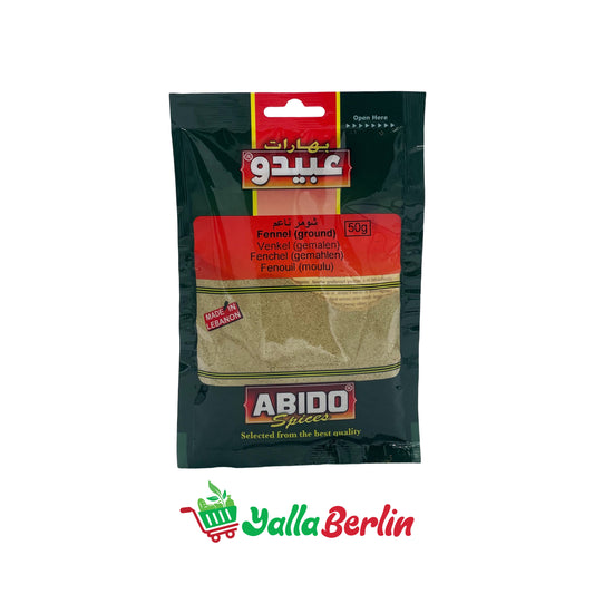 ABIDO FENCHEL (GEMAHLEN) 50 gramm