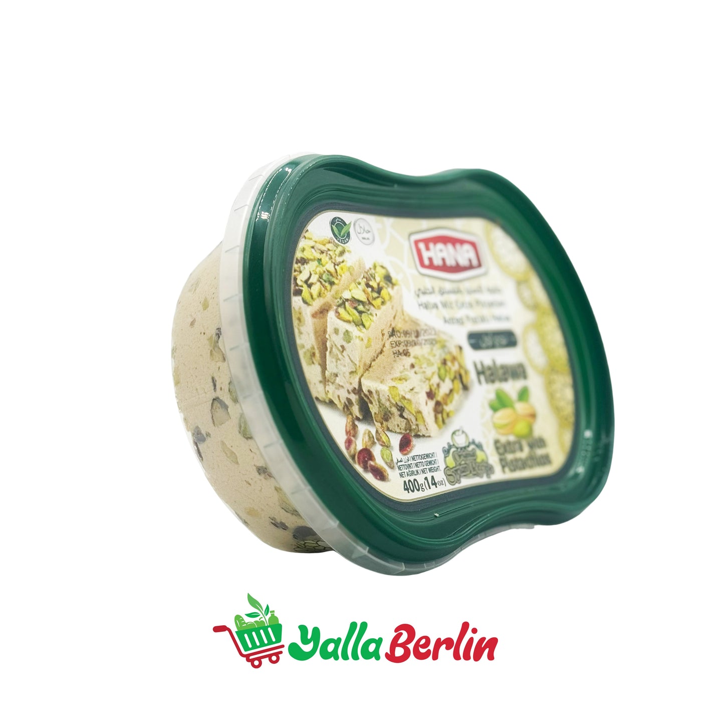 HANA HALAWA TAHINI EXTRA MIT ALEPPO PISTAZIEN (400 Gr)