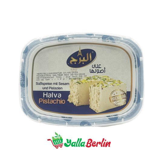 ALBURJ HALAWA TAHINI MIT ALEPPO PISTAZIEN (700 Gr)