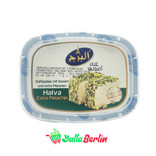 ALBURJ HALAWA EXTRA MIT PISTAZIEN (350 Gr)