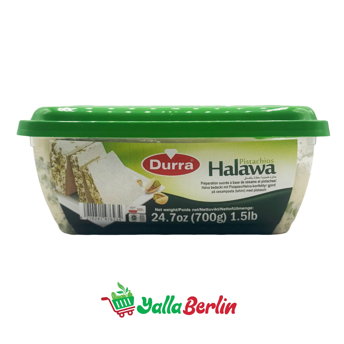 DURRA HALAWA TAHINI MIT PISTAZIEN (700 Gr)