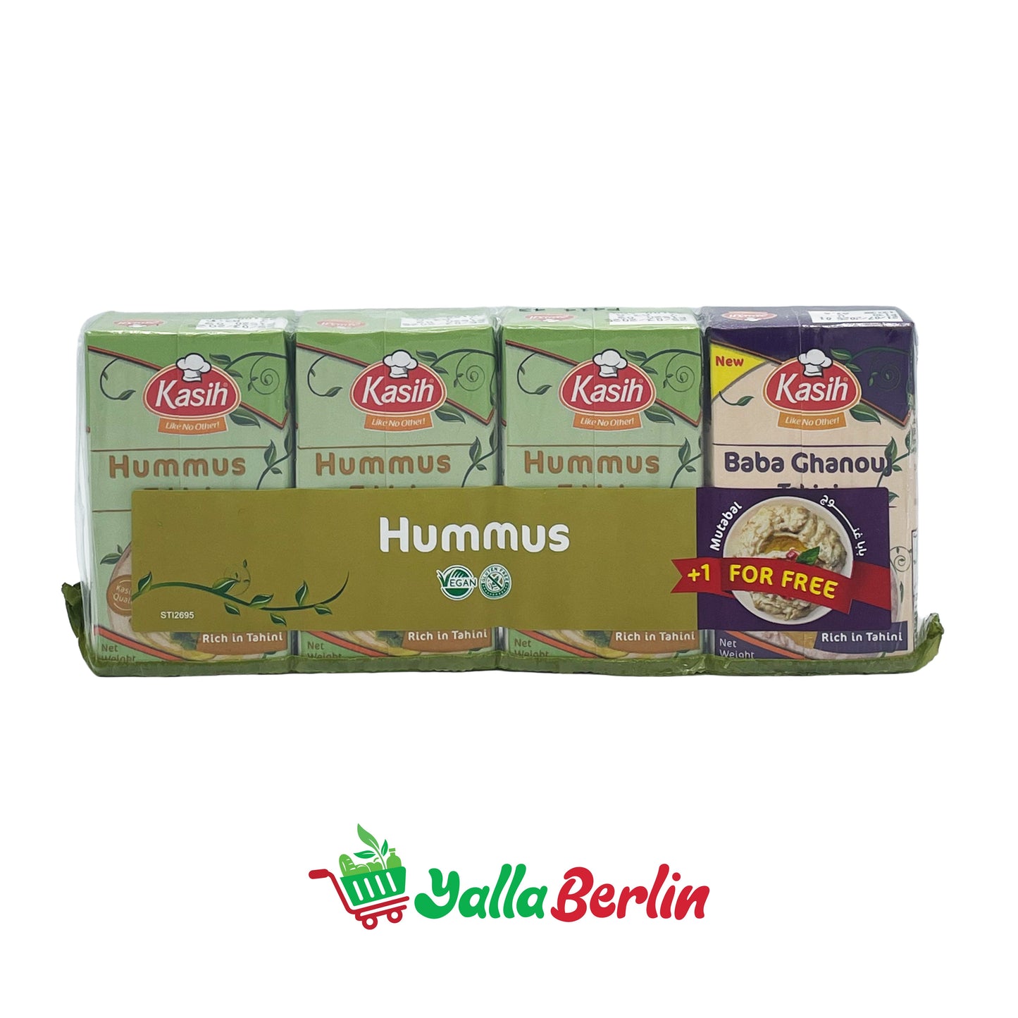 KASIH HUMMUS & BABA GHANOUJ (540 Gr)