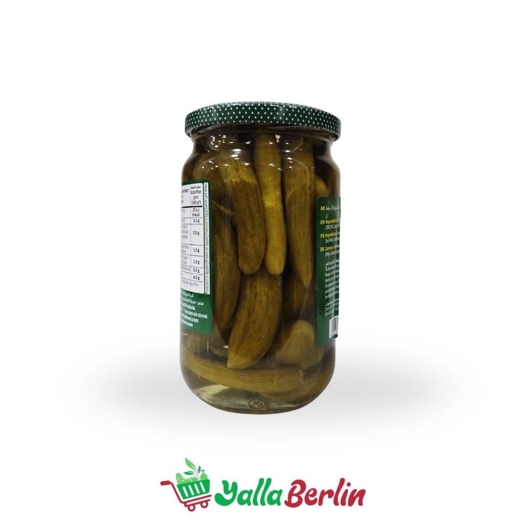 DURRA EINGELEGTE GURKEN IN SALZLAKE 650gr