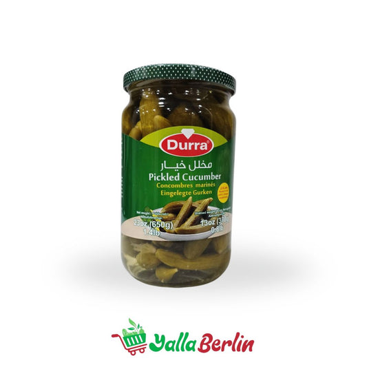 DURRA EINGELEGTE GURKEN IN SALZLAKE 650gr