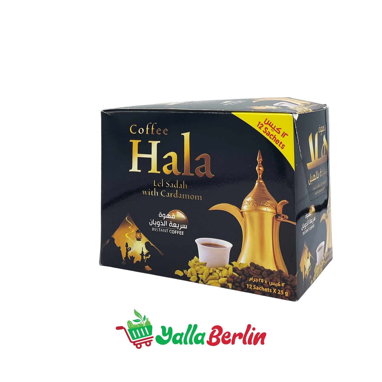 HALA KAFFEE MIT KARDAMOM (12*25 Gr)