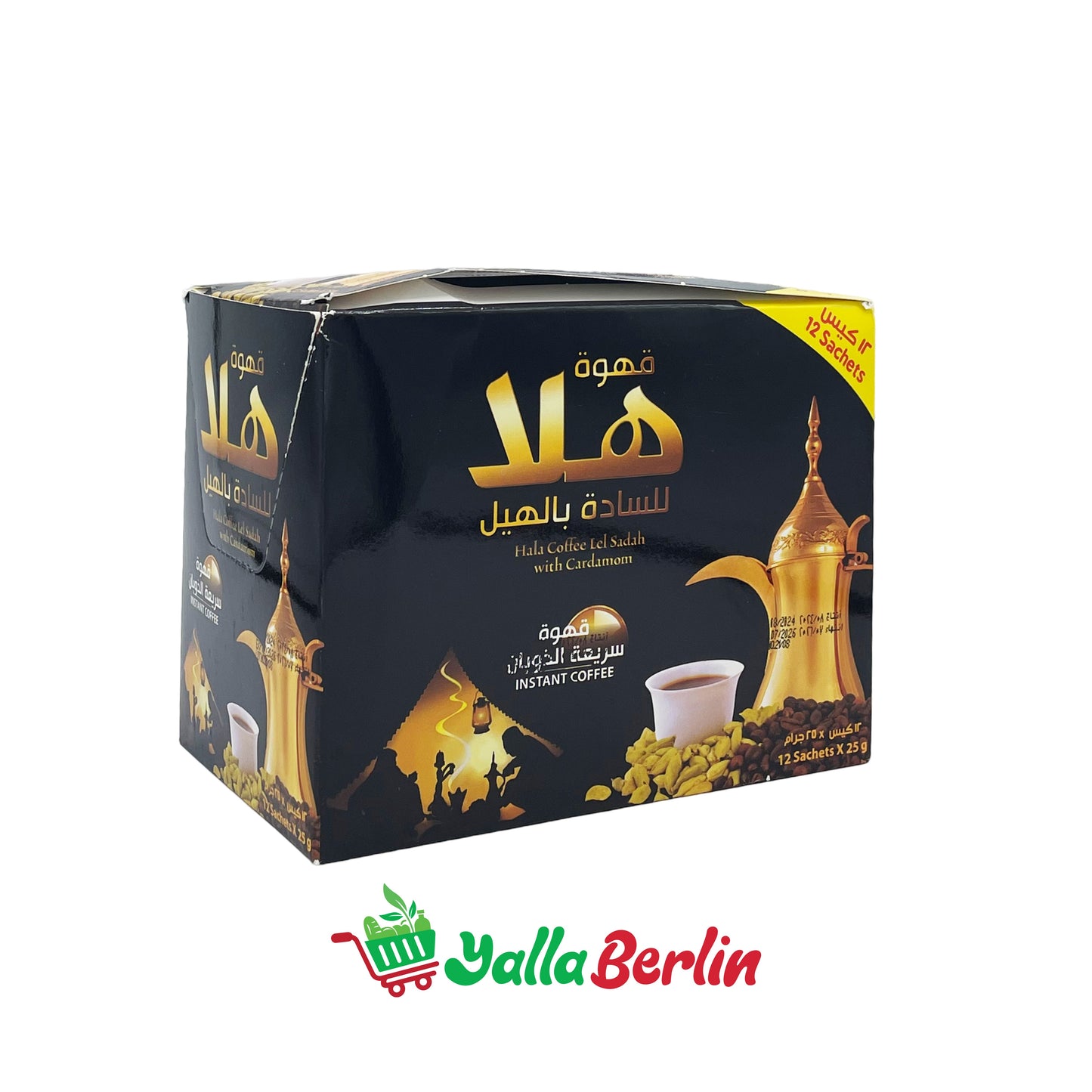 HALA KAFFEE MIT KARDAMOM (12*25 Gr)