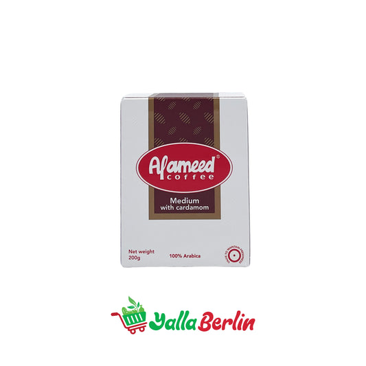 ALAMEED COFFEE MEDIUM WITHOUT CARDAMOM 200 grams