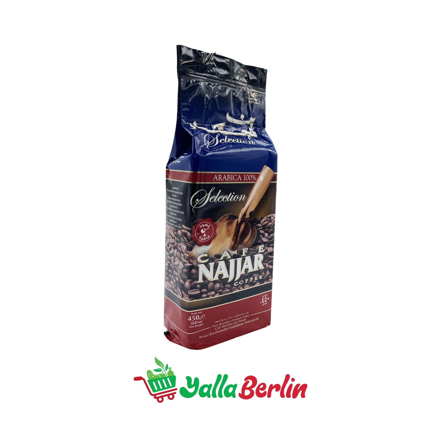 NAJJAR KAFFEE OHNE KARDAMOM 450 graam