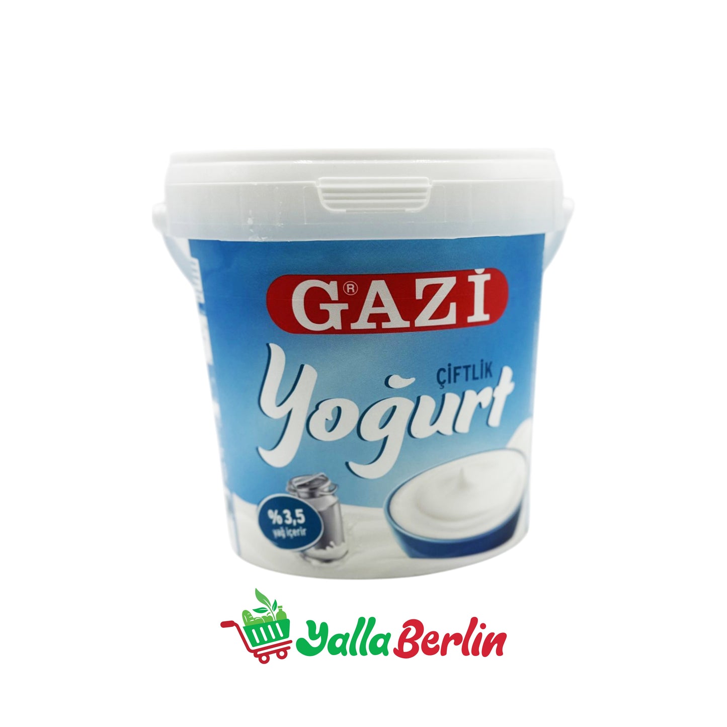 GAZI JOGHURT MIT 3,5% FETT (1000 Gr)