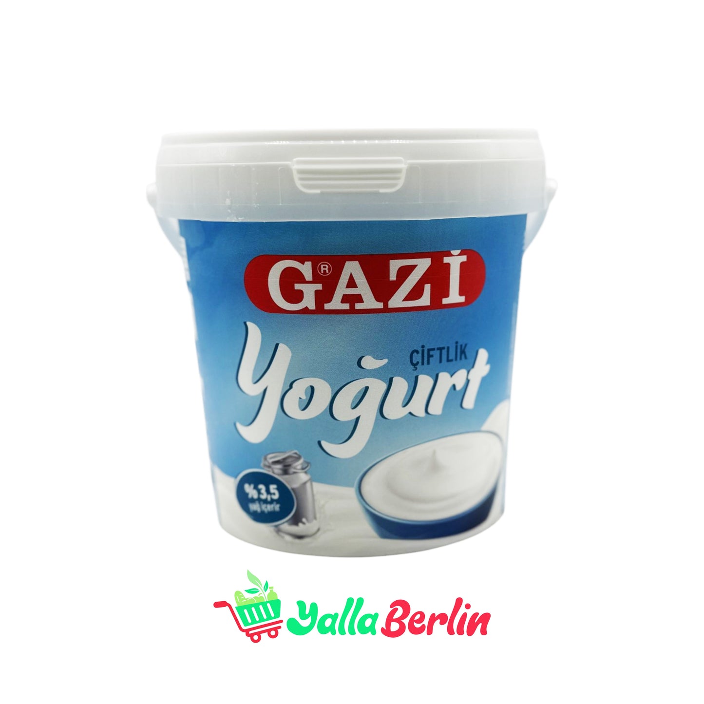 GAZI JOGHURT MIT 3,5% FETT (1000 Gr)