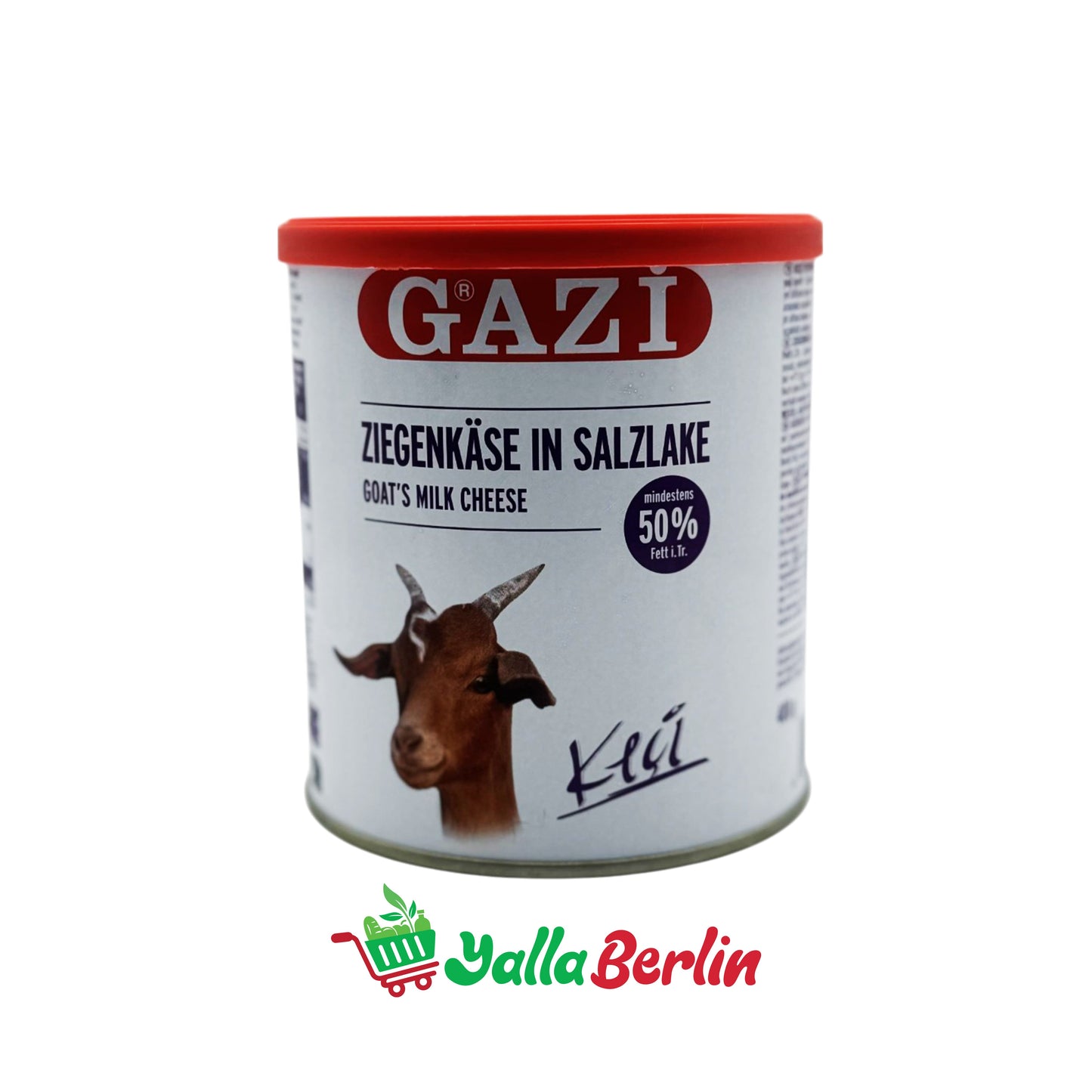 GAZI ZIEGENKÄSE MIT 50% FETT IN SALZLAKE (400 Gr)