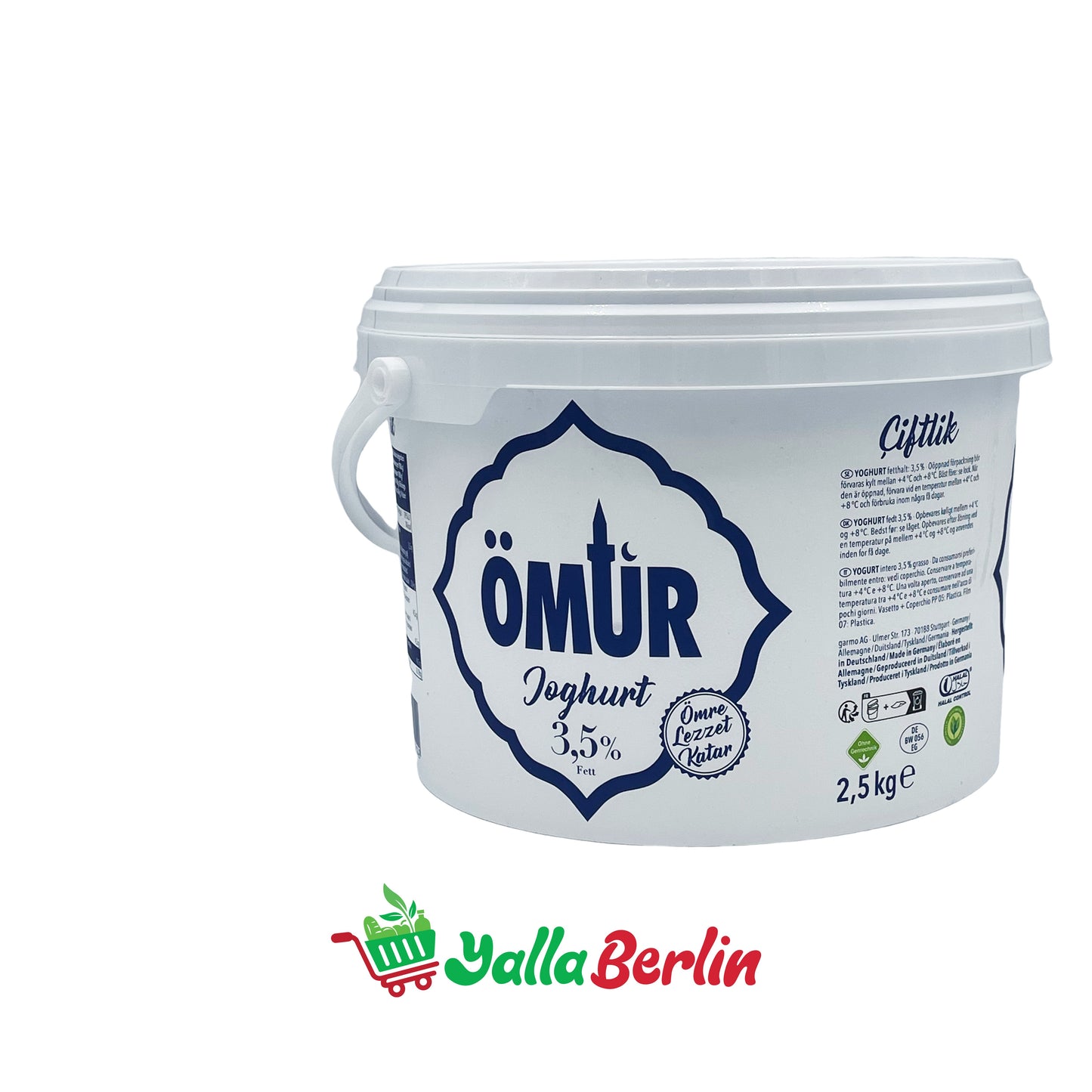 ÖMUR JOGHURT MIT 3,5% FETT (2500 Gr)