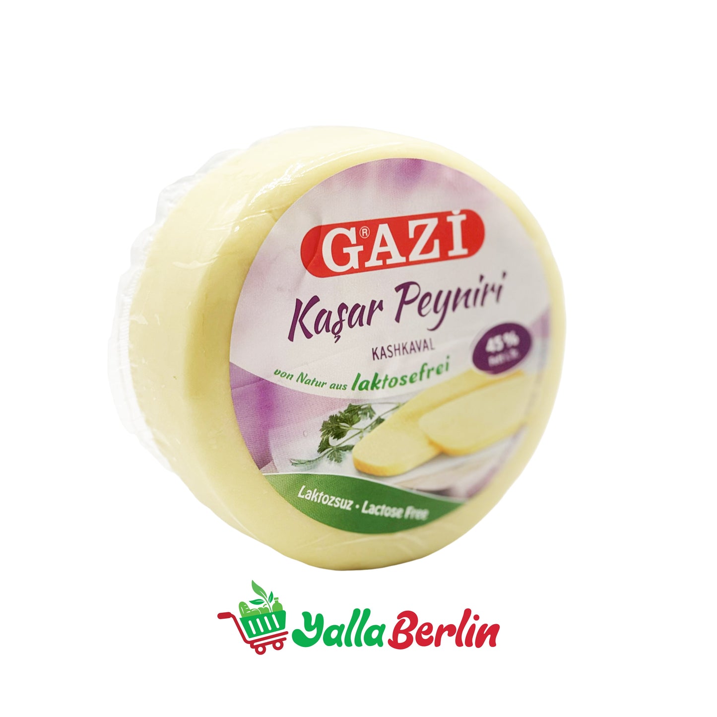 GAZI KASHKAVAL LAKTOSEFREI 45% FETT (400 Gr)