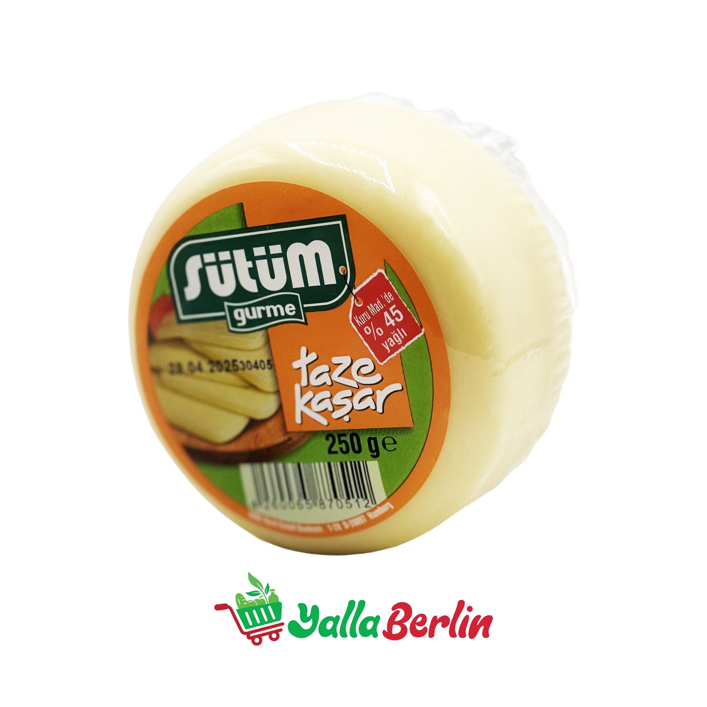 SÜTÜM KASHKAVAL-KÄSE 45% FETT (250 Gr)