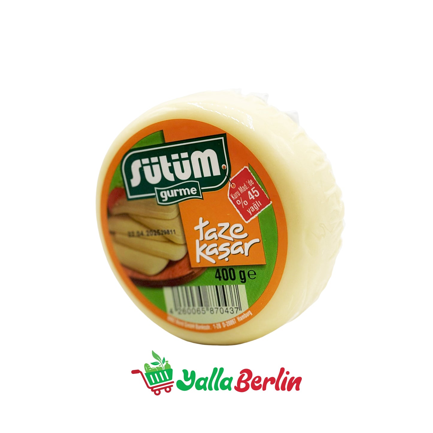 SÜTÜM KASHKAVAL-KÄSE 45% FETT (400 Gr)