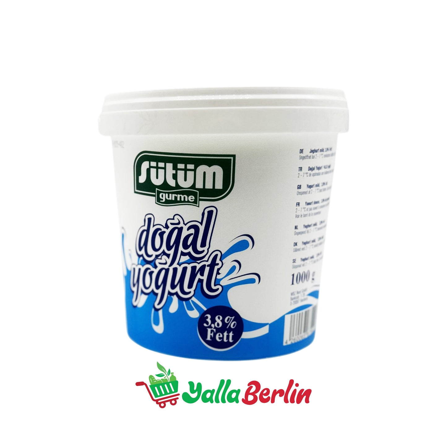 SÜTÜM JOGHURT MIT 3,8% Fett (1000 Gr)