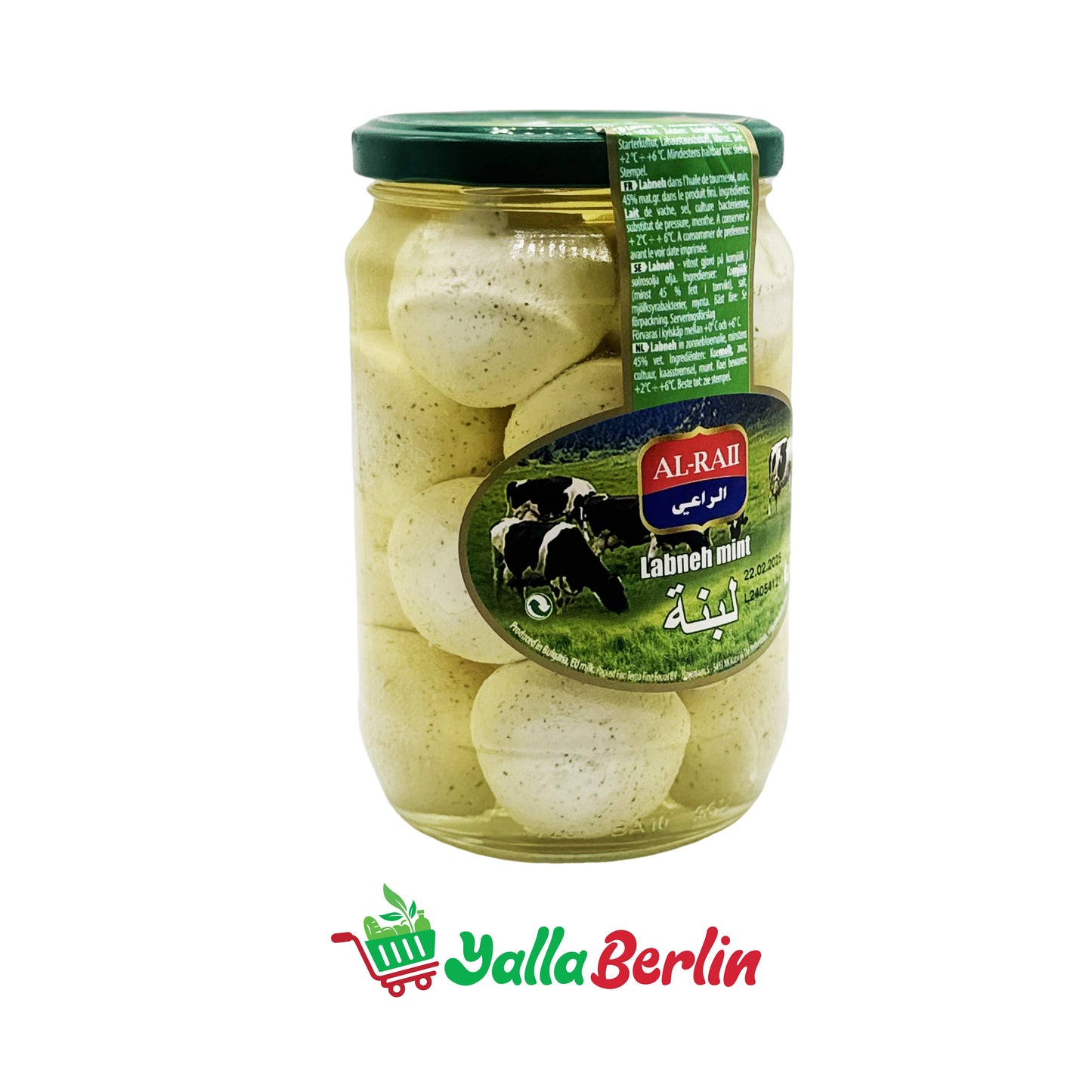 AL-RAII LABNEH BALLS WITH MINT (435 Gr)