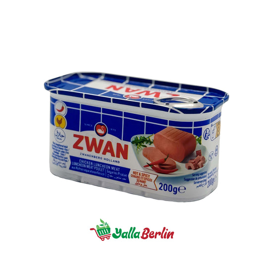 ZWAN HUHN LUNCHEON FLEISCH SCHARF (200 Gr)