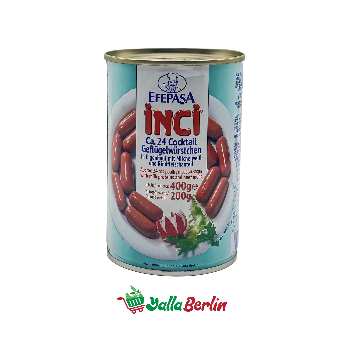 EFEPASA INCI COCKTAIL POULTRY SAUSAGES (200 gr net)