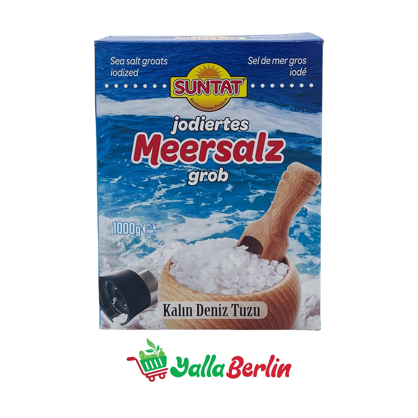 SUNTAT GROBES MEERSALZ 1000 Gr