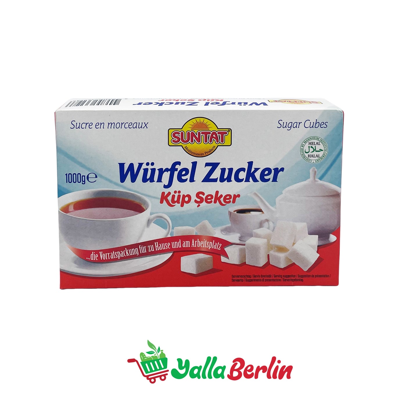 SUNTAT WÜRFELZUCKER 1000 Gr