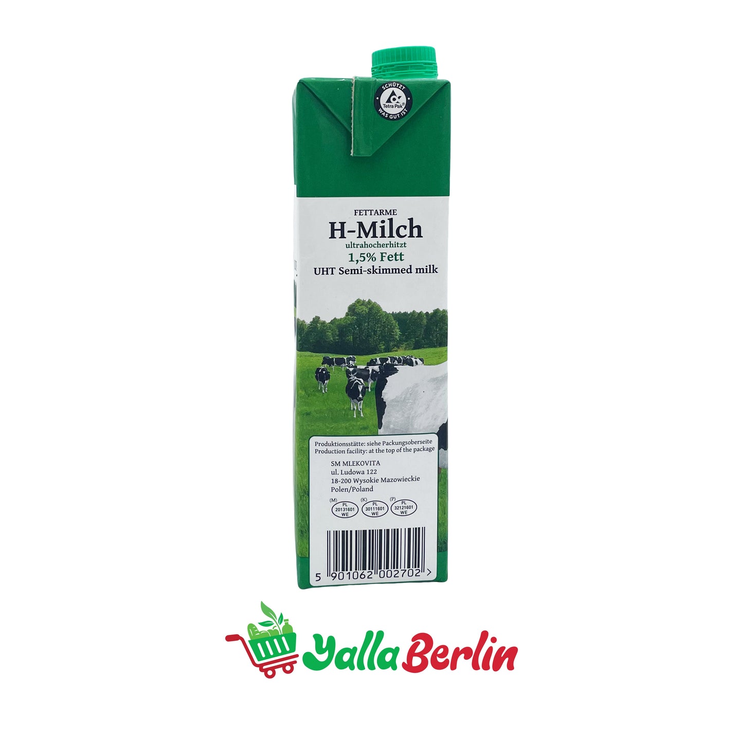 MLEKOVITA H-MILCH 1,5% FETT 1000 ml