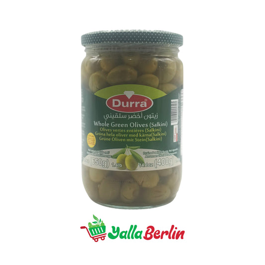 DURRA GRÜNE OLIEVEN / SALQINI (400 Gr)