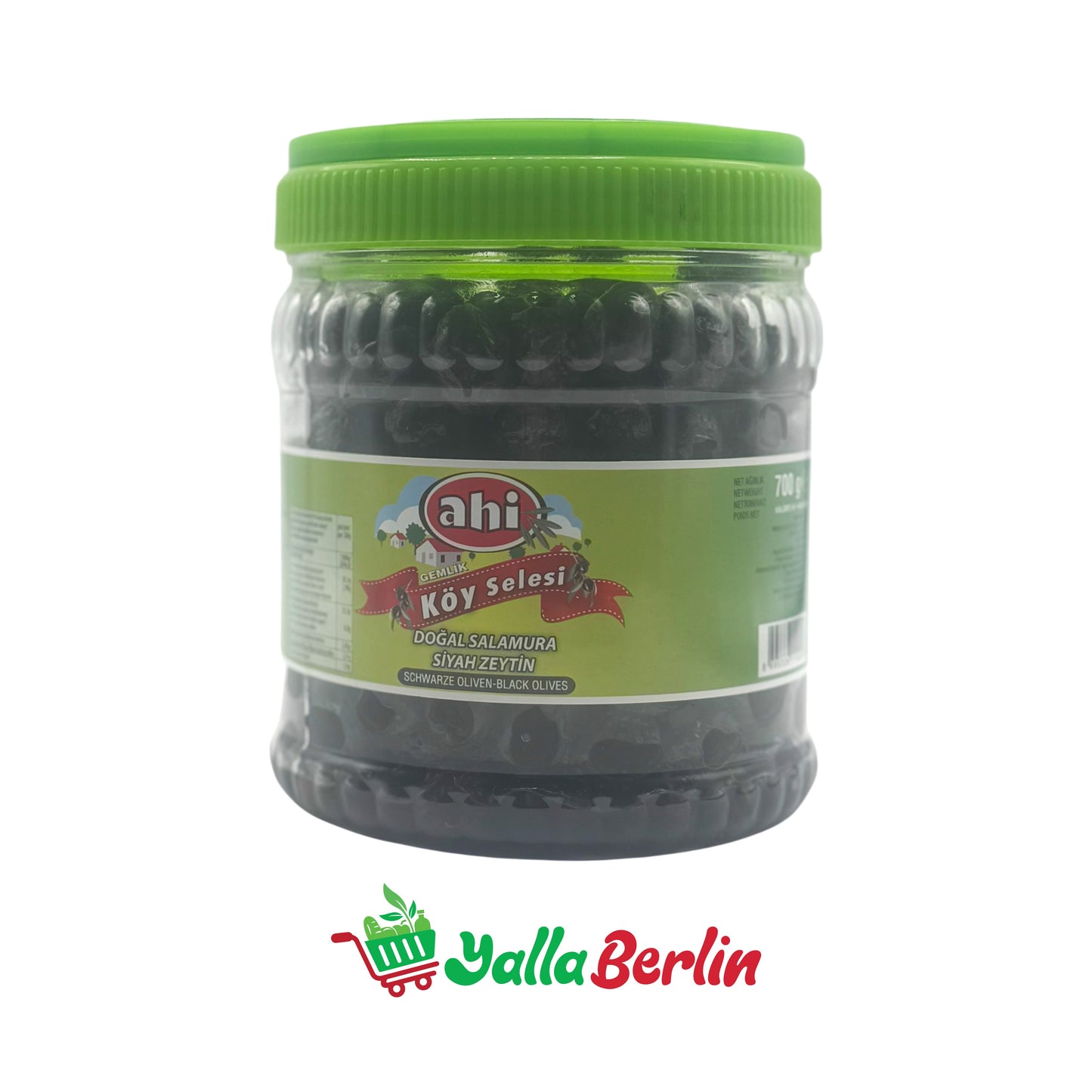 ahi BLACK OLIVES (700 Gr)