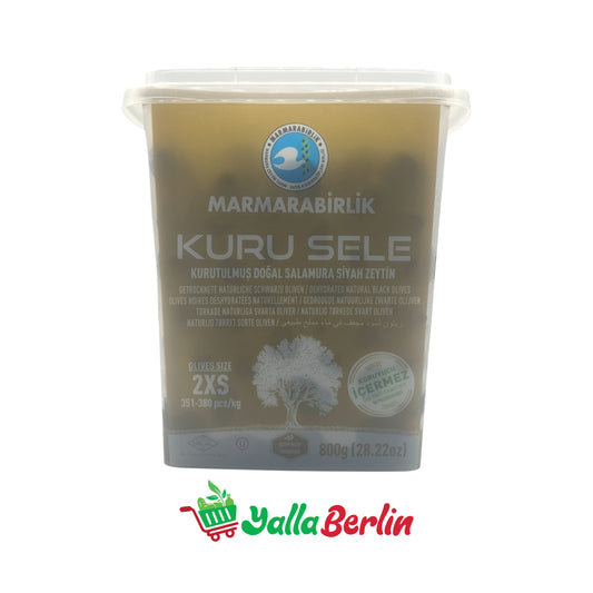 MARMARABIRLIL SCHWAZE OLIVEN GRÖßE 2xS (800 Gr)