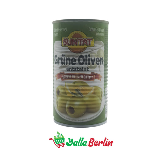 SUNTAT GRÜNE OLIVEN OHNE KERN (150 Gr)