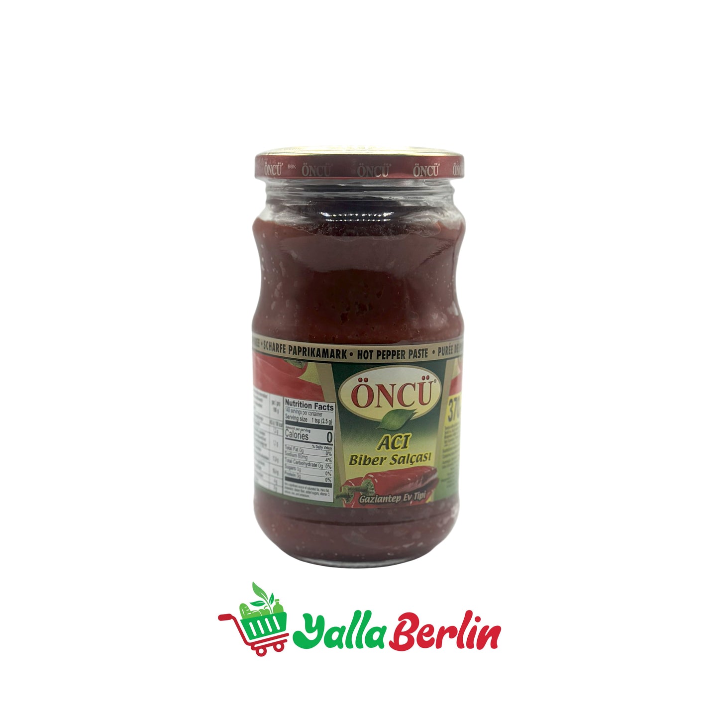 ÖNCÜ ZERDRÜCKTE ROTE PEPERONI (370 Gr)