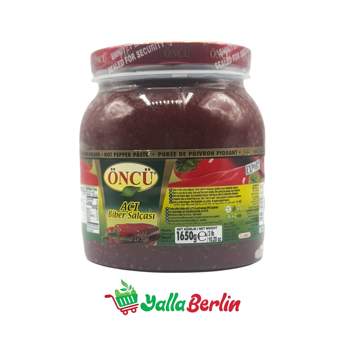 ÖNCÜ ZERDRÜCKTE ROTE PEPERONI (1650 Gr)