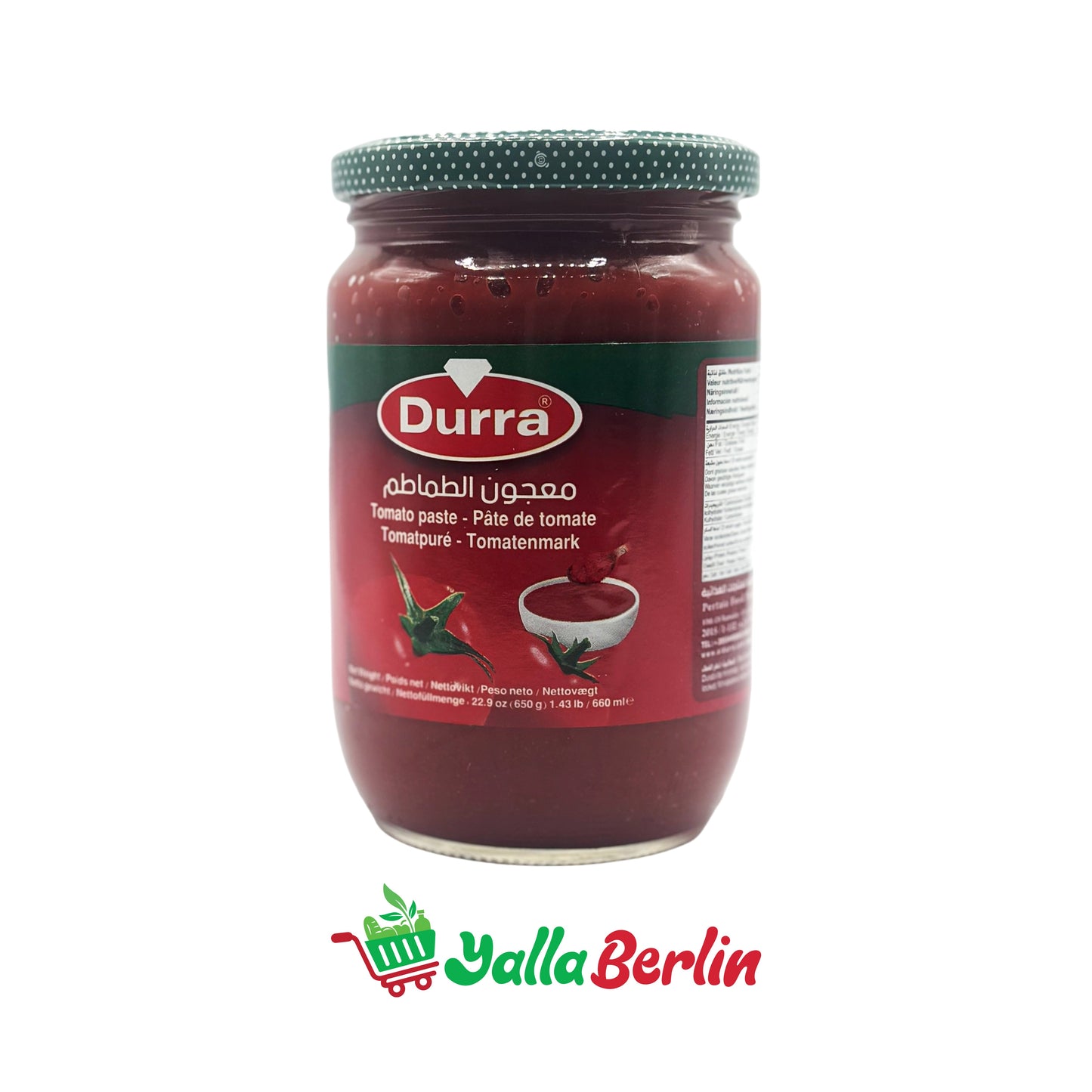 DURRA TOMATENMARK (650 Gr)