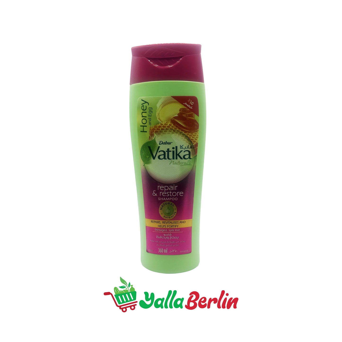 VATIKA HONEY AND EGG SHAMPOO FOR REPAIR