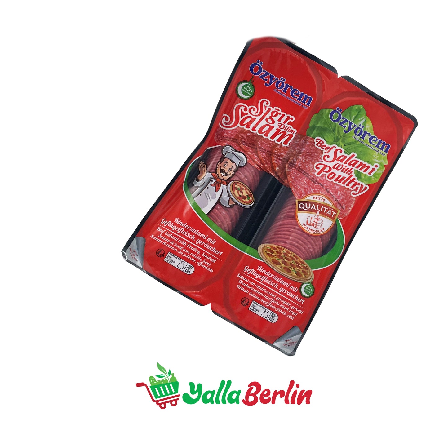 ÖZYÖREM RINDERSALAMI MIT GEFLÜGELFLEISCH (400 Gr)