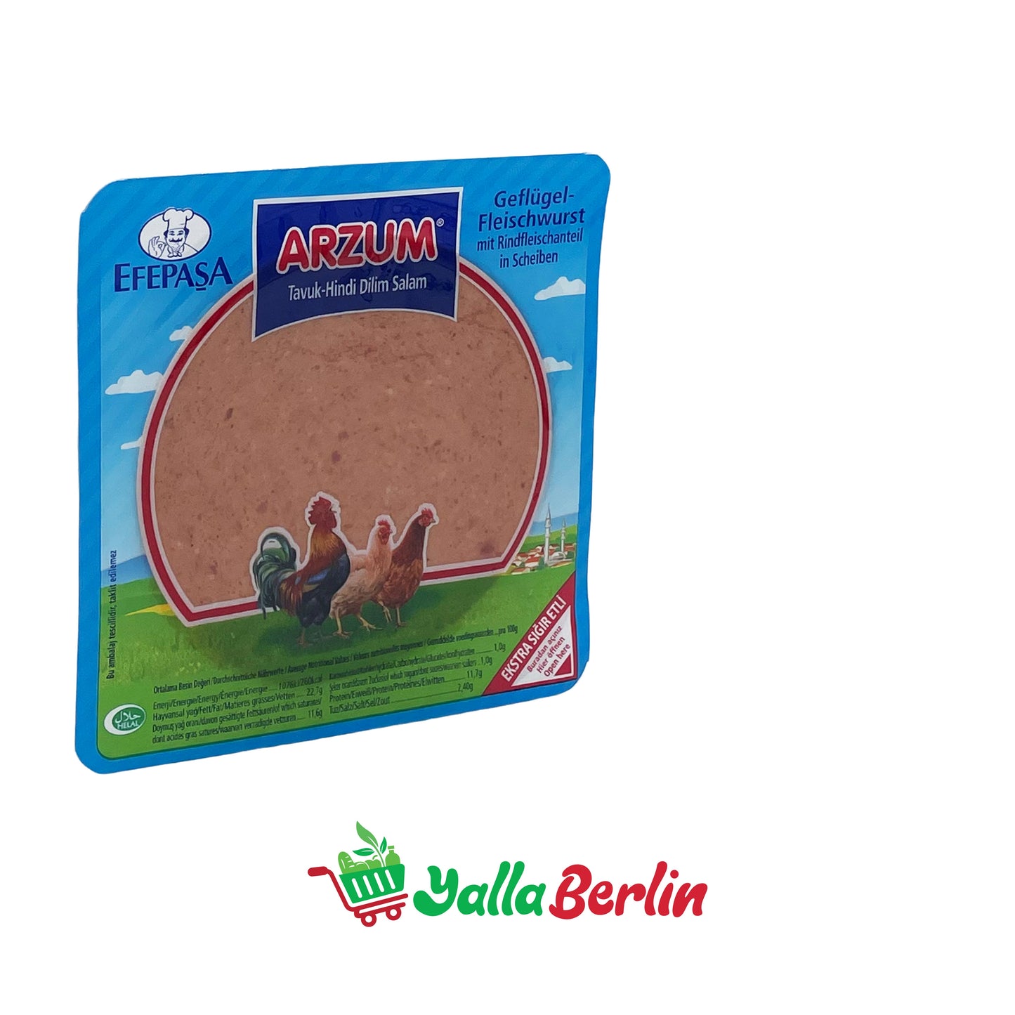 ARZUM TAVUK-HINDI DILIM SALAM (200 gr)